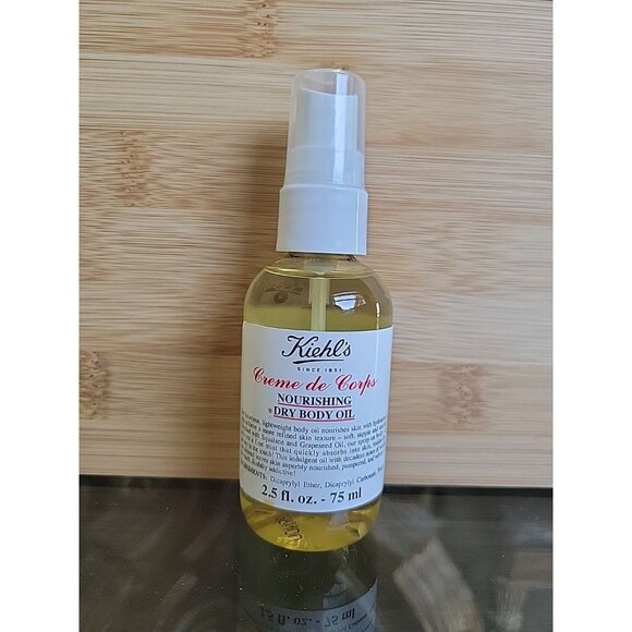 Kiehl's Creme De Corps Nourishing Dry Body Oil 2.5oz/75ml New - Picture 1 of 4